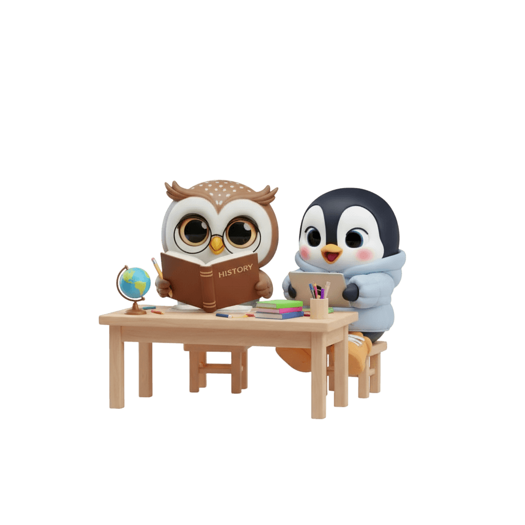 Moka and Olly building the future