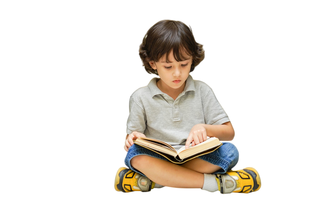 Student reading